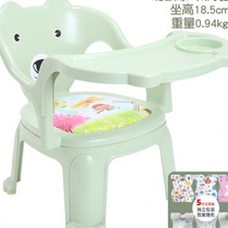 销儿童餐椅叫叫椅带餐盘吃饭椅子卡通小孩靠背椅塑料小凳子宝宝厂