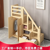 实木踏步柜单卖子母床楼梯柜儿童床踏步柜储物柜上下床多功能步梯