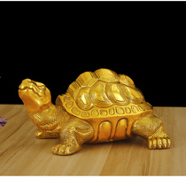 纯铜乌龟摆件老鳖 金龟定制工艺品办公室装饰品客厅黄铜中式桌面