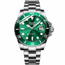 【100米防水】瑞士认证緑手表男士进口全自动机械表机芯男表军表