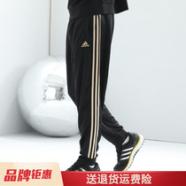 Adidas阿迪达斯裤子 三条杠运动裤 束脚长裤 速干冰丝裤TR30P1-BG