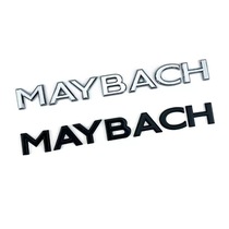MAYBACH车标适用于奔驰 迈巴赫改装MAYBACH字母车标后尾箱车贴标