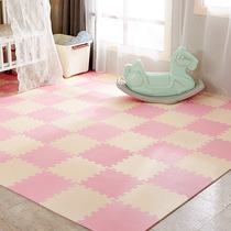 家用婴儿童泡沫拼接地垫宝宝防滑防摔爬行垫彩色爬爬垫纯色地板垫