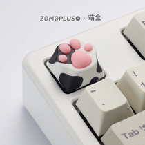 ZOMO x B站萌盒 多色可爱女生 猫爪键帽机械键盘ABS硅胶键帽粉色