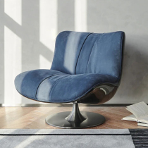 设计师baxter极简休闲客厅创意轻奢现代单人玻璃钢旋转鸭嘴沙发椅