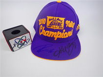 NBA洛杉矶湖人 KOBE 科比布莱恩特 加索尔 亲笔签名纪念帽子9