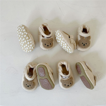 女宝宝春秋季韩版洋气0-12个月春学步鞋新生儿婴儿防滑可爱软底鞋