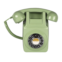 新品欧式复古电话机家用无绳仿古时尚创意老式转拨盘电话无线插卡