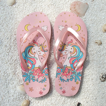 儿童拖鞋人字夹脚夏季防滑软底可爱粉色凉拖轻便室内户外沙滩女童