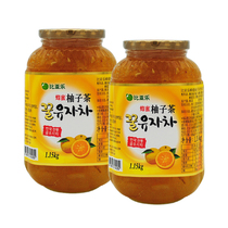 韩国原装进口 比亚乐蜂蜜柚子茶1150g*2瓶 水果茶饮料 冲饮品果酱