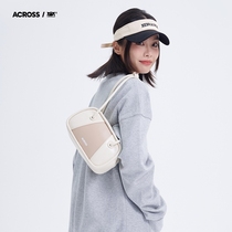 ACROSS新款波士顿枕头包高级感手提包百搭保龄球包软皮单肩包女包