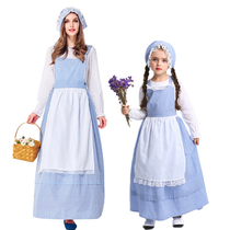 舞台装荷兰传统民族服饰小学生女孩cos衣服装扮欧洲话剧亲子表演