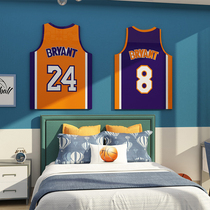 NBA明星科比球衣篮球主题房间布置海报创意儿童男生装饰卧室墙贴