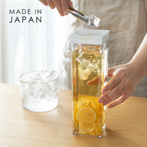 日本进口冰箱冷水壶耐高温凉水壶冷泡茶瓶家用大容量水杯饮料桶