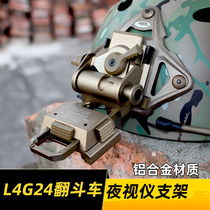 L4g24翻斗车  PVS15 PVS18 GPNVG18夜视仪铝合金M19头盔定制专用
