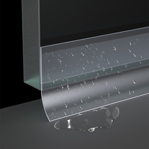 浴室门挡水条卫生间推拉玻璃门下防水挡板阻水条门底缝隙密封隔水
