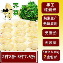 白菜豆腐纯素食品荠水饺子馄饨全净芹菜酸菜素佛家速食冷冻素亿家
