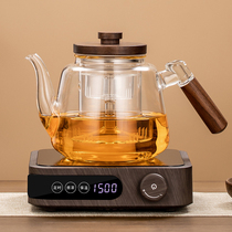 耐热玻璃蒸煮一体两用养生茶具套装煲茶炉电陶炉煮茶器蒸汽普洱壶