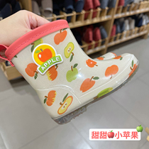 「断码半价」日本幼儿园宝宝雨鞋儿童雨靴男童女童套鞋胶鞋玩水