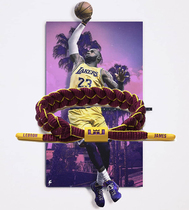 2018新款湖人队詹姆斯小狮子手绳NBA篮球球星骑士勒布朗运动鞋带
