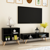 北欧电视柜实木脚现代简约小户型电视柜组合柜客厅组装卧室定制