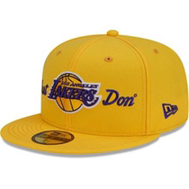 NEW ERA CAP男帽子棒球帽休闲帽运动帽洛杉矶湖人队平檐透气四季
