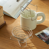 手冲咖啡滤纸支架户外咖啡滤杯可折叠便携通用挂耳滤纸袋支架