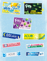 8月新品在途LOTTE日本乐天Fit's润喉糖XYLITOL系列ACUO系列口香糖