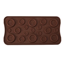 纽扣巧克力翻糖硅胶模具蛋糕装饰 扣子diy材料3D立体烘焙装饰配件