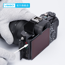 VSGO无尘棉签相机热靴转接环机身手机听筒耳机卡槽取景器清洁32支