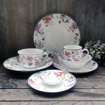 经典好货 英国jbs后花园花卉田园风小清新陶瓷西餐具下午茶杯盘子