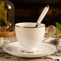 典雅骨瓷咖啡杯欧式下午茶具陶瓷英式茶具红茶杯奶茶杯情侣杯礼盒