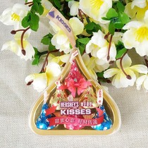 婚庆新包装好时之吻水滴喜糖好时巧克力6颗塑盒装情人节甜蜜礼物