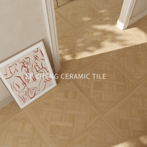 凡尔赛木纹拼花瓷砖800x800胡桃木客厅法式复古卧室防滑地板砖