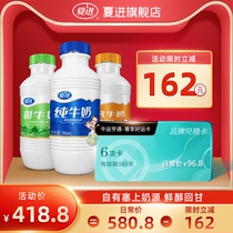 【专享兑换卡】夏进纯牛奶、甜牛奶、炼乳牛奶整箱12瓶500ml大瓶