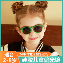儿童太阳镜男童女童偏光防紫外线眼镜宝宝小孩时尚墨镜女孩1-10岁