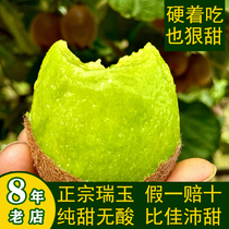 陕西周至瑞玉猕猴桃硬果即吃弥猴桃当季时令水果奇异果5斤包邮！