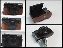适用佳能PowerShot G 5Xmark II相机包 G5X2代保护皮套 半套 外壳