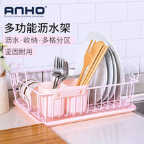 碗筷沥水架 单层厨房碗柜收纳篮盘子筷子置物架子 沥水篮碗碟架
