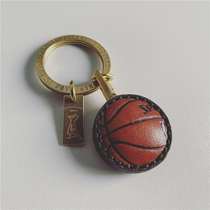 原创篮球足球网球笑脸铃铛车牌可爱钥匙扣配件男女挂饰生日礼物