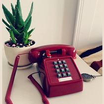 比特老按键式仿古<em>复古电话机</em> 古董美式座机 影楼创意时尚欧式话机