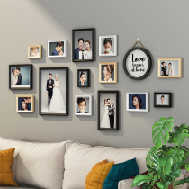 家庭客厅照片墙装饰背景相框免打孔相片墙创意挂墙墙上组合相册墙