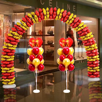 四叶草铝膜气球拱门开业活动拱门套装门店庆装饰周年庆典气氛布置