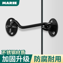 不锈钢门锁家用室内免打孔卧室卫生间门把手手柄防盗门通用型锁具