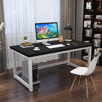 电脑桌90cm高书桌办公工作台加高1米1.5靠墙2米商用宽50定做桌子