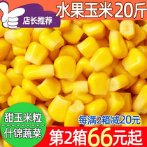 速冻水果甜玉米粒商用批'发鲜嫩玉米汁专用杂菜什锦蔬菜低脂代餐