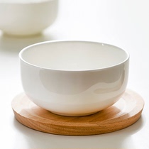 唐山骨质瓷骨瓷家用饭碗面碗汤碗无铅镉纯白餐具日式韩式直口碗
