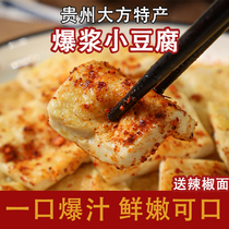 爆浆豆腐贵州大方特产脆皮手撕包浆豆腐干烙锅烧烤小吃蘸料半成品