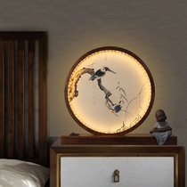新中式台灯刺绣卧室床头灯客厅房书摆件灯桌中国风灯复古轻奢灯具