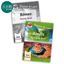 英国CGP原版 KS2 Discover & Learn Geography Rivers Bundle 探索学习活动套装2册 地理 河流 小学3-6年级知识 又日新